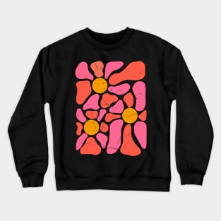 Boho Floral Comfort Colors Vintage Crewneck Sweatshirt